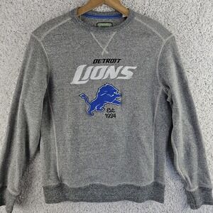 Tommy Bahama Detroit Lions NFL Collab Embroidered Sweater Men's Small Gray Blue